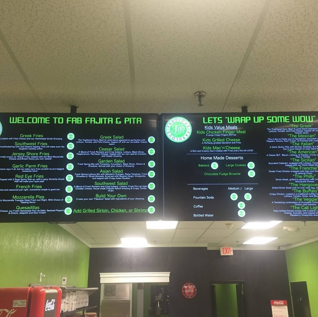 Fab Fajita & Pita | restaurant | Batavia, NY 14020, USA | 5858151508 OR +1 585-815-1508