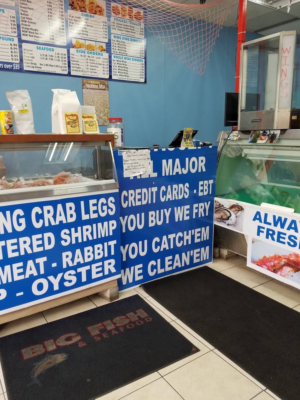 Big Fish & Seafood | restaurant | 26211 Eureka Rd, Taylor, MI 48180, USA | 7349411400 OR +1 734-941-1400