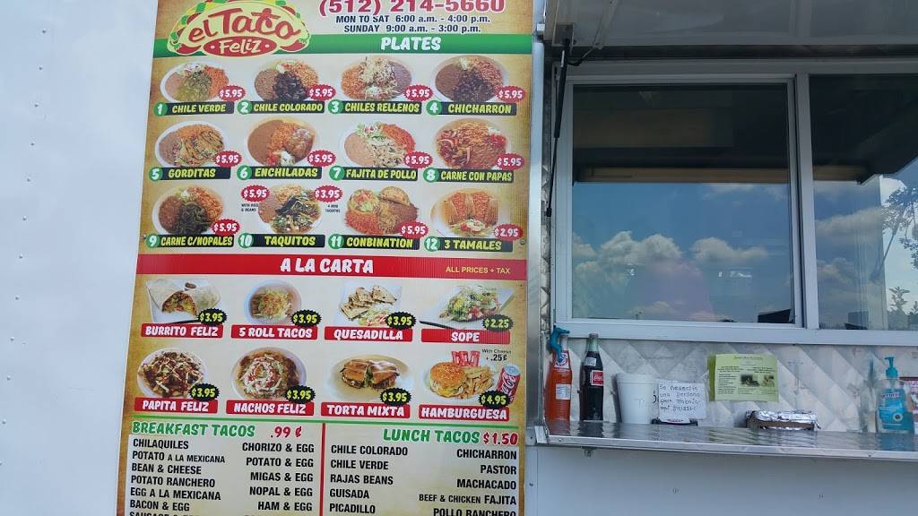 El Taco Feliz 2 | restaurant | 1130 TX-123, San Marcos, TX 78666, USA | 5122145660 OR +1 512-214-5660