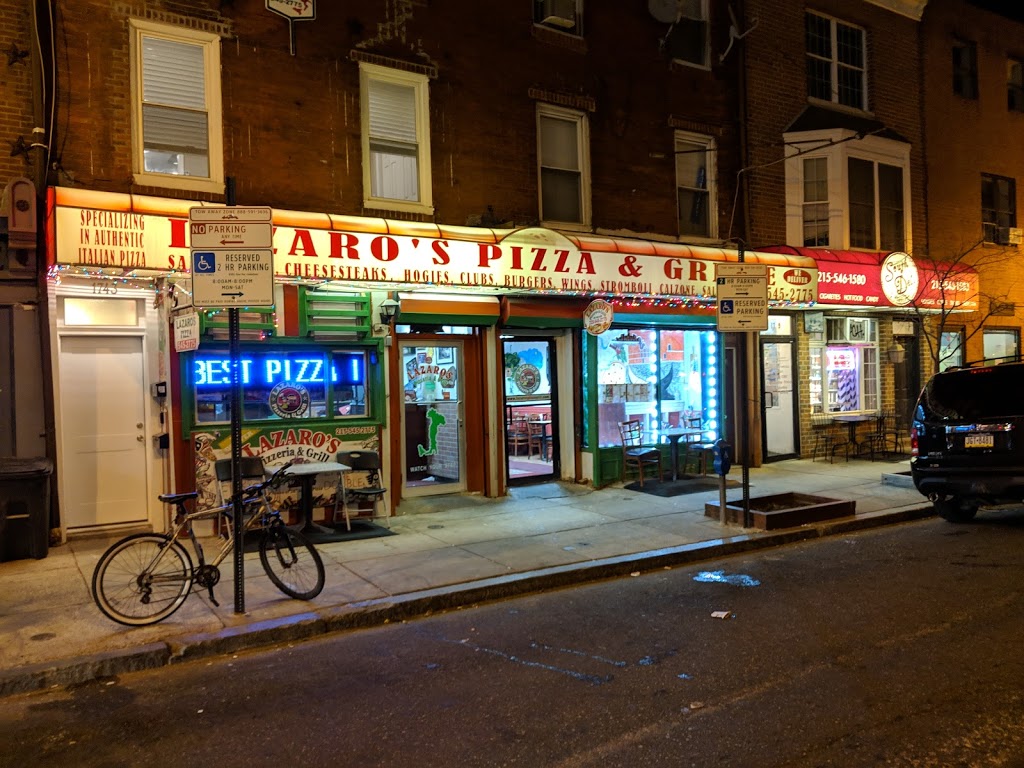 Lazaros Pizzeria and Grill | meal delivery | 1743 South St, Philadelphia, PA 19146, USA | 2155452775 OR +1 215-545-2775