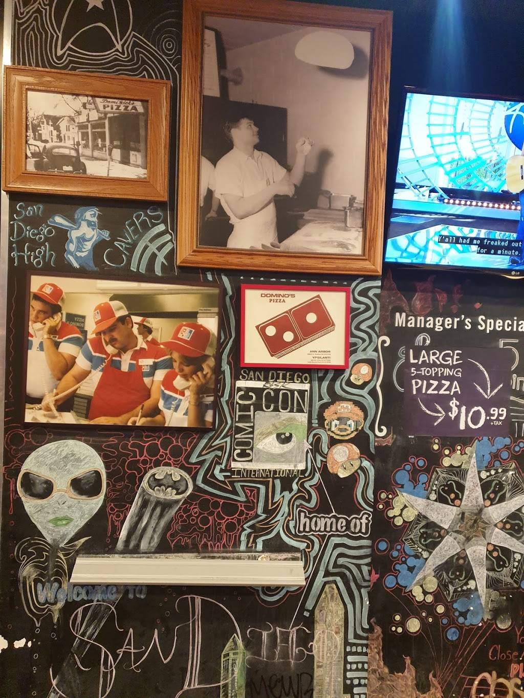 Dominos Pizza | meal delivery | 1350 Sixth Ave STE 185, San Diego, CA 92101, USA | 6192382323 OR +1 619-238-2323