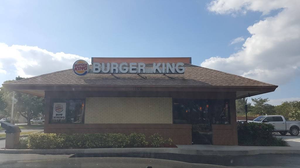 Burger King | restaurant | 1103 Royal Palm Beach Blvd, Royal Palm Beach, FL 33411, USA | 9546631760 OR +1 954-663-1760
