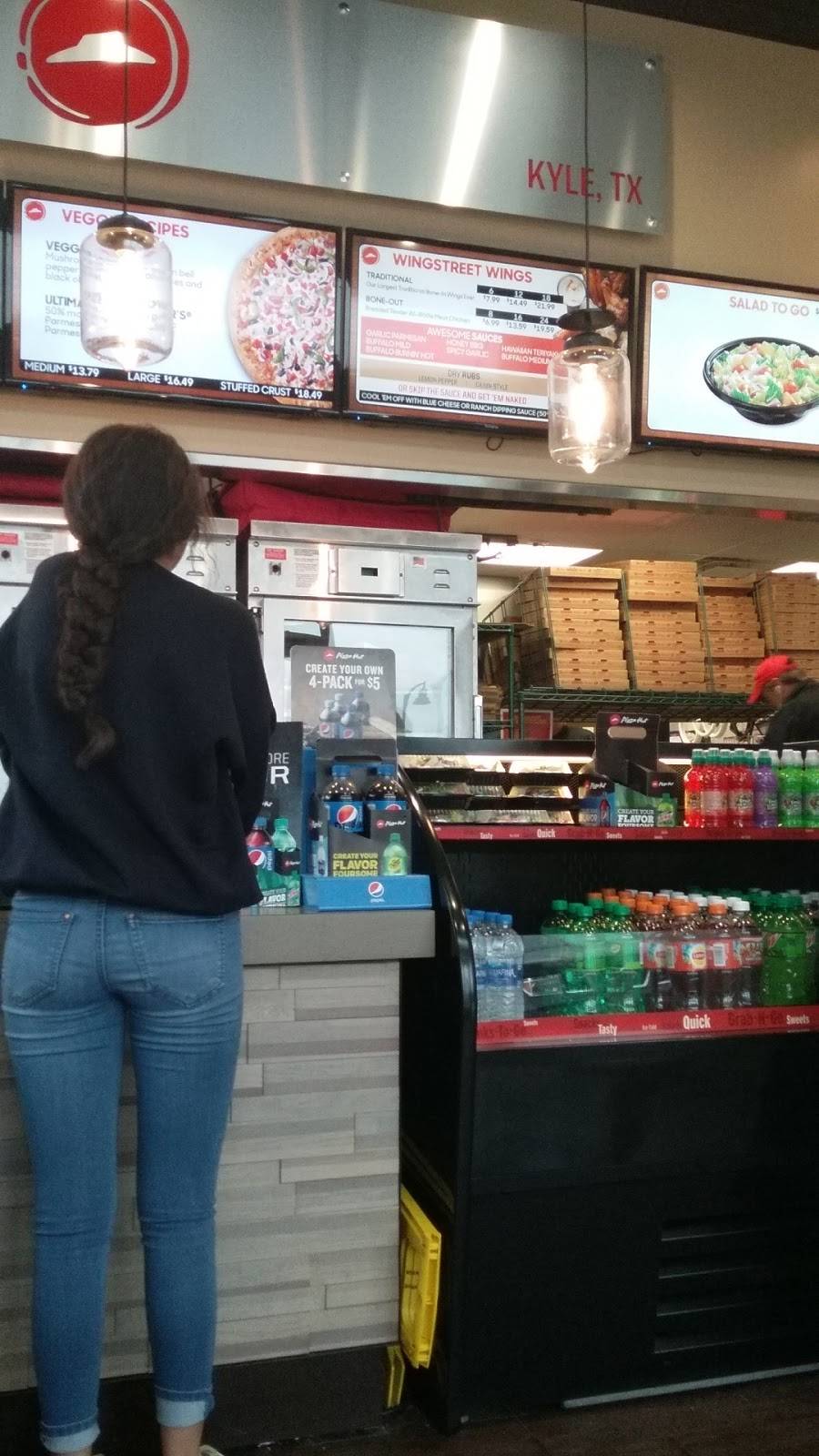 Pizza Hut | restaurant | 4650 Farm to Market 1626 #100, Kyle, TX 78640, USA | 5122565980 OR +1 512-256-5980