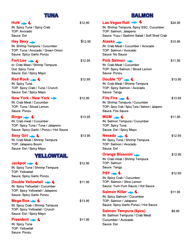 Las Vegas Sushi | restaurant | 1475 Bergen Blvd M, Fort Lee, NJ 07024, USA | 2014820870 OR +1 201-482-0870