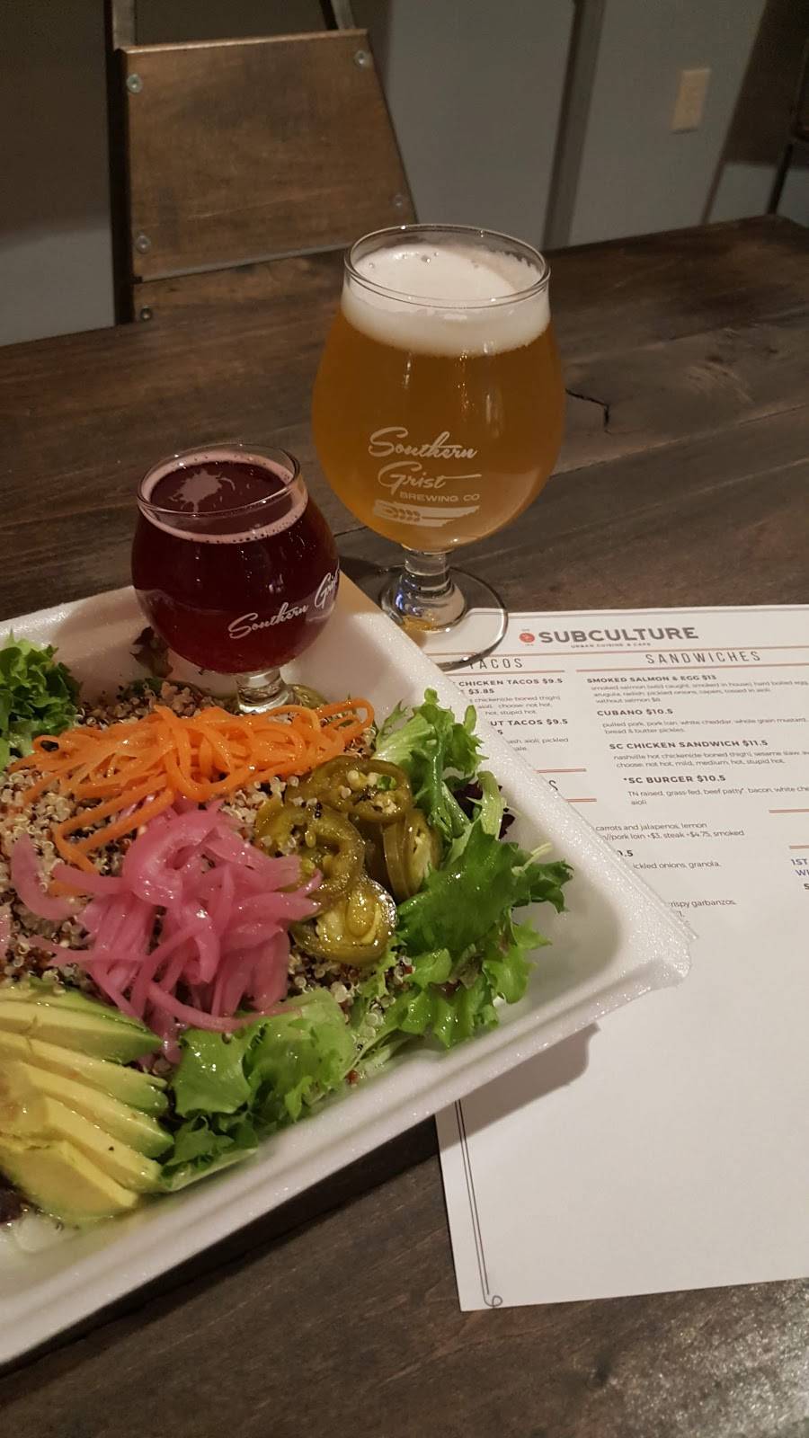 Subculture Urban Cuisine & Cafe (Nations location) | restaurant | 5012 Centennial Blvd, Nashville, TN 37209, USA | 6159552800 OR +1 615-955-2800