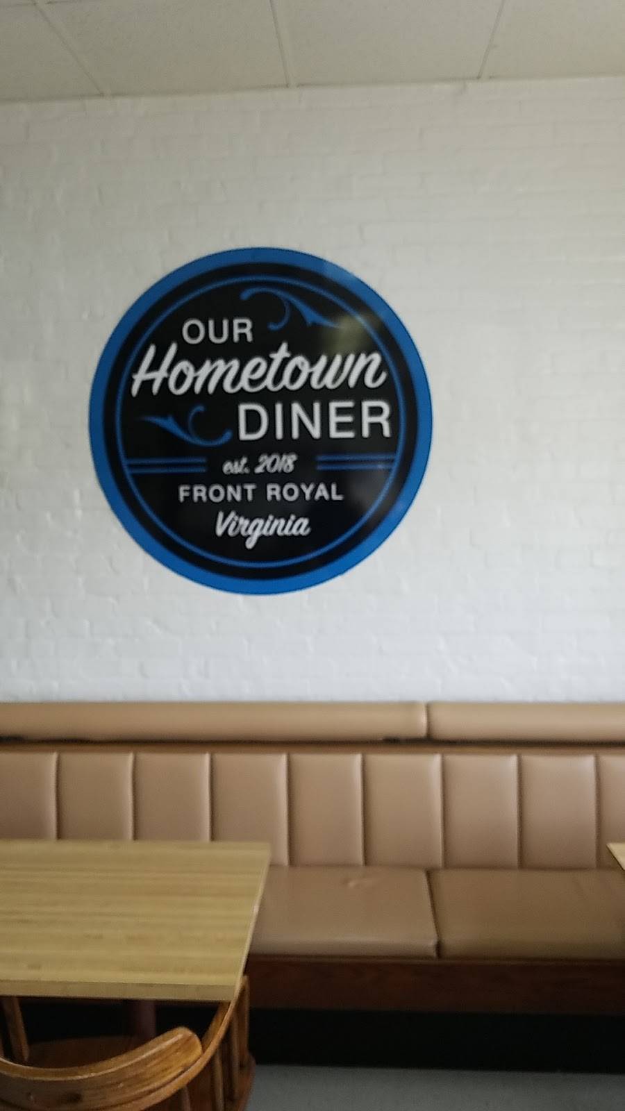 Our Hometown Diner | restaurant | 107 Water St, Front Royal, VA 22630, USA | 5405519948 OR +1 540-551-9948