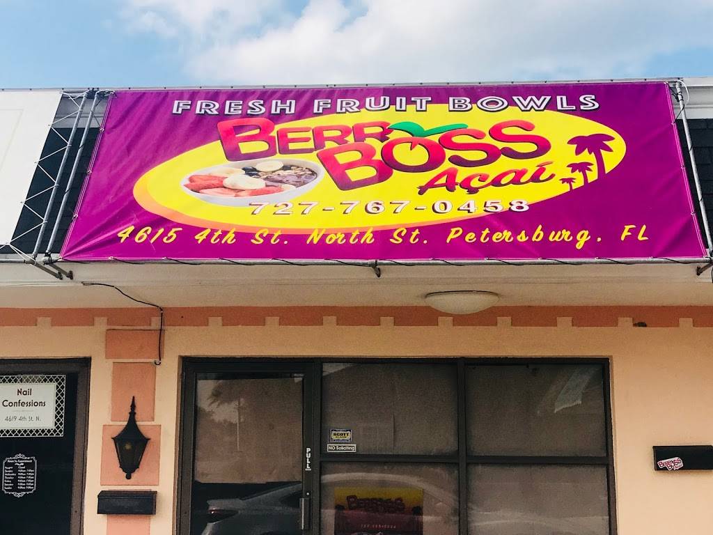 Berry Boss Acai | restaurant | 4615 4th St N, St. Petersburg, FL 33703, USA | 7277670458 OR +1 727-767-0458
