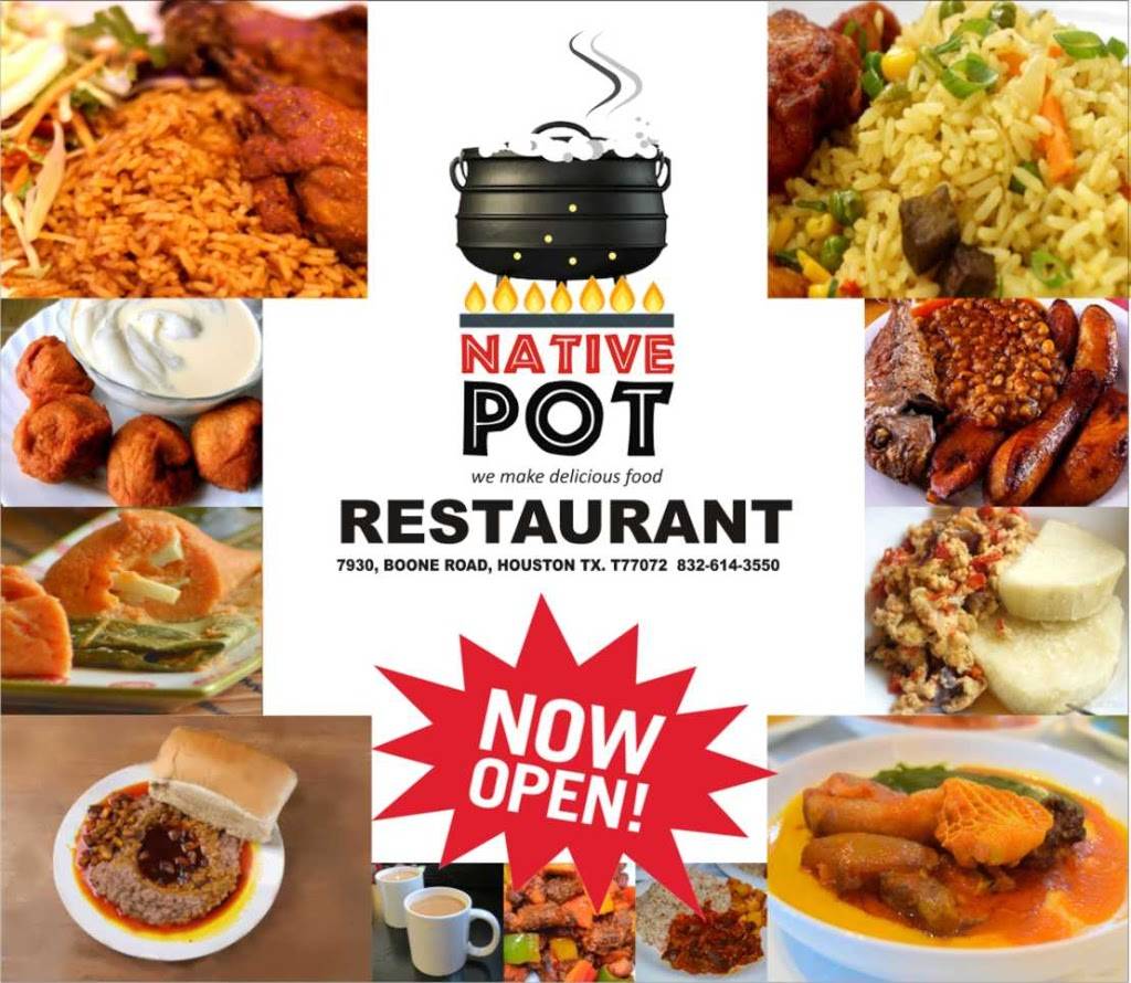 Native pot restaurant | restaurant | 11226 Concho St, Houston, TX 77072, USA | 8326143550 OR +1 832-614-3550