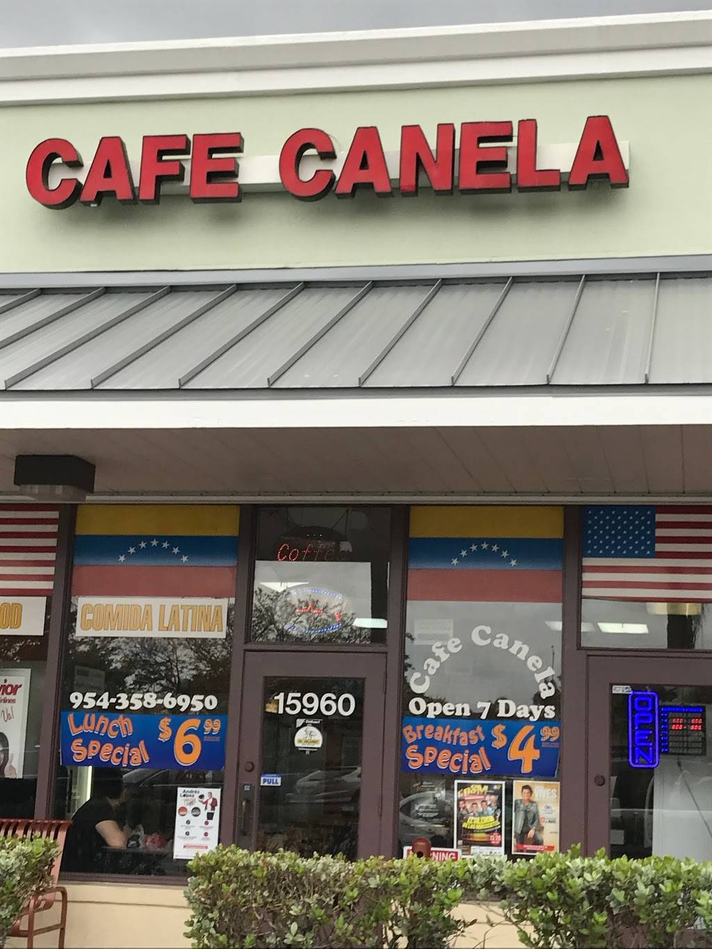 Café Canela | restaurant | 15960 W State Rd 84, Sunrise, FL 33326, USA | 9543586950 OR +1 954-358-6950