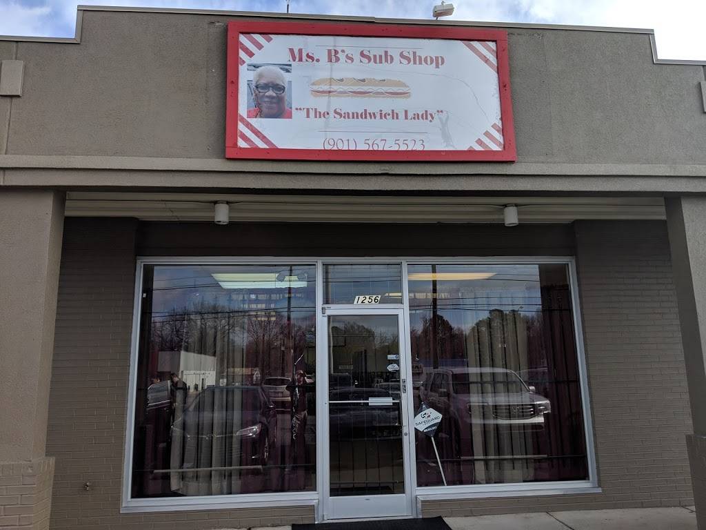 Ms. Bs Sub Shop | restaurant | 1256 Getwell Rd, Memphis, TN 38118, USA | 9015675523 OR +1 901-567-5523