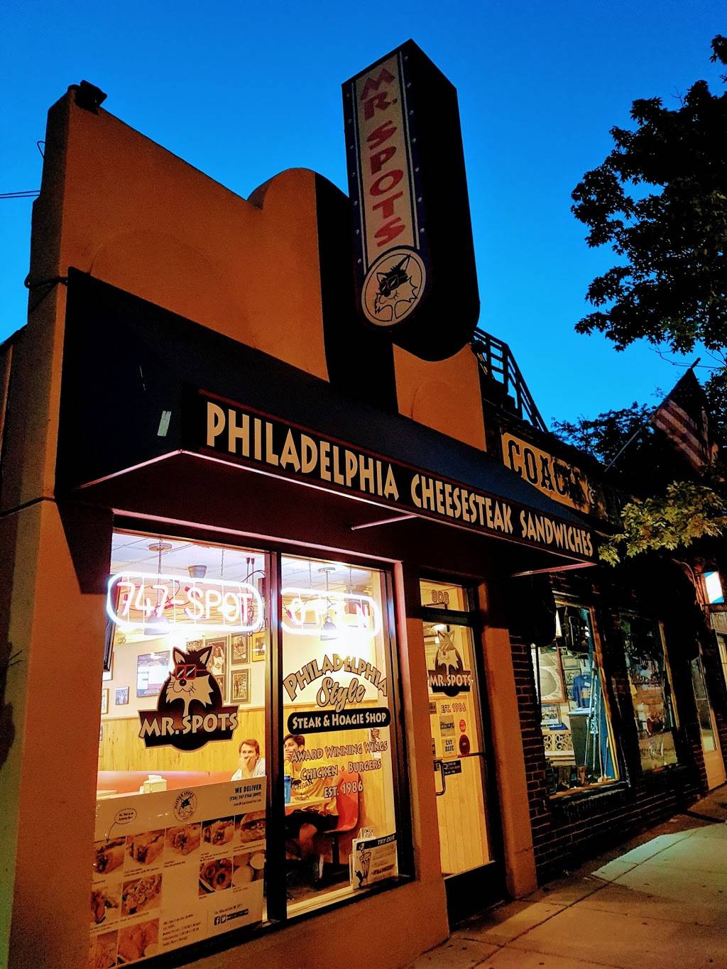 Mister Spots Ann Arbor | meal takeaway | 808 S State St, Ann Arbor, MI 48104, USA | 7347477768 OR +1 734-747-7768