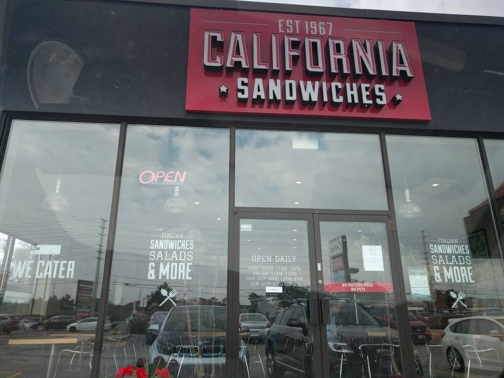 California Sandwiches | restaurant | 3018 Winston Churchill Blvd, Mississauga, ON L5L 3J1, Canada | 9056075445 OR +1 905-607-5445