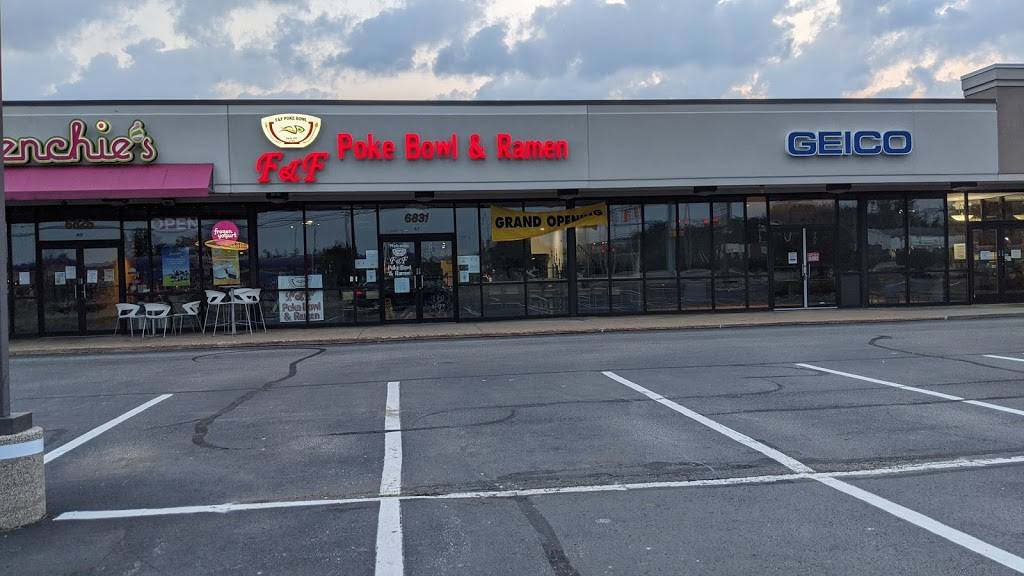 F&F Poke Bowl & Ramen | meal takeaway | 6831 Peach St, Erie, PA 16509, USA | 8146365002 OR +1 814-636-5002