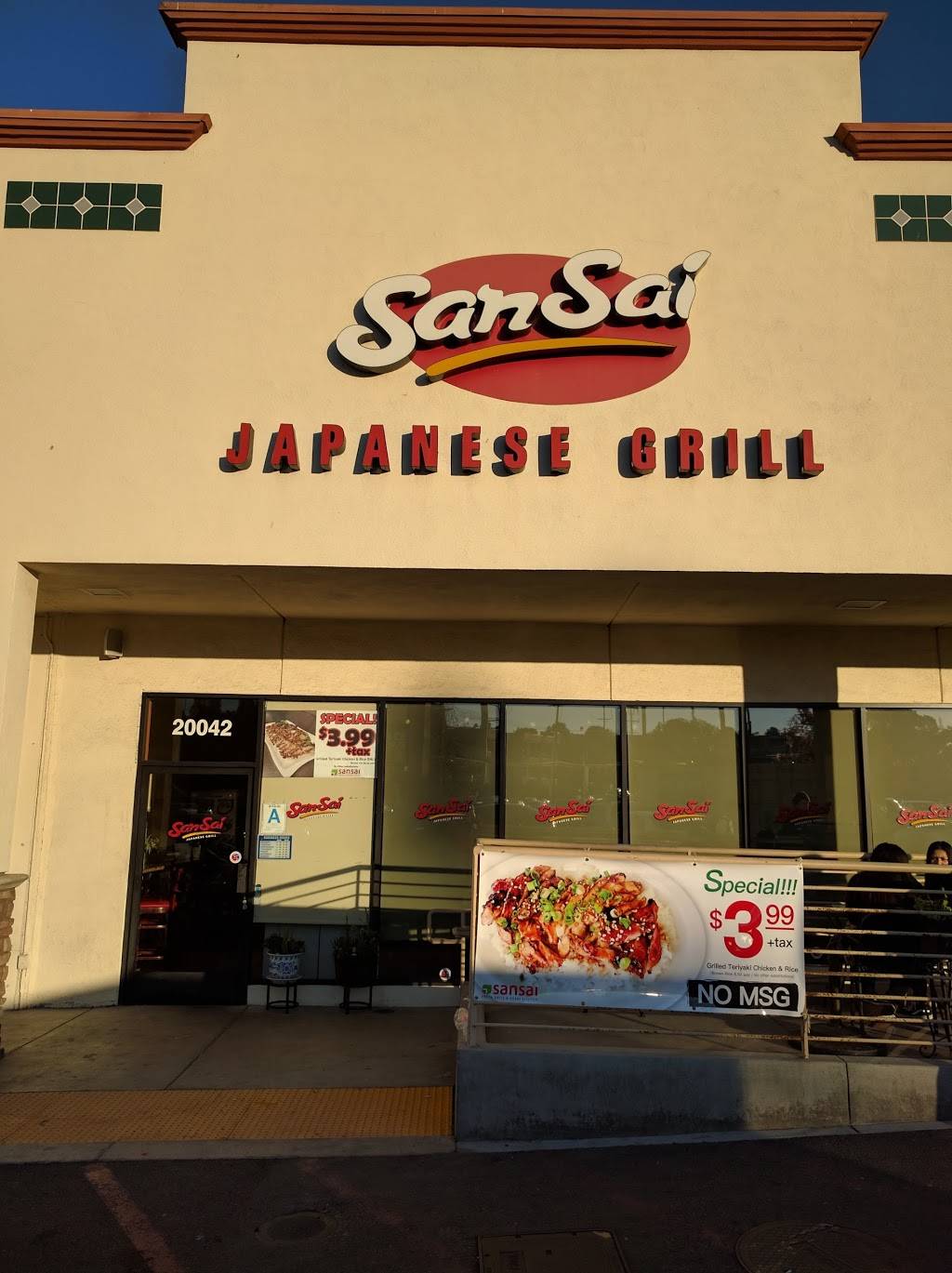 San Sai Japanese Grill | restaurant | 20042 Ventura Blvd, Woodland Hills, CA 91364, USA | 8187129759 OR +1 818-712-9759
