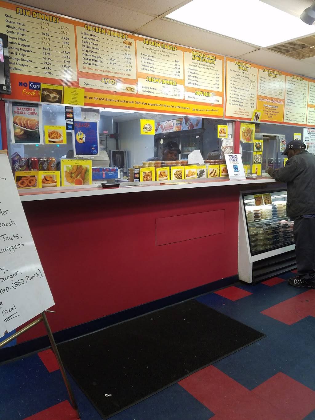 J & J Fish & Chicken | restaurant | 1133 N Gettysburg Ave, Dayton, OH 45417, USA | 9376103666 OR +1 937-610-3666