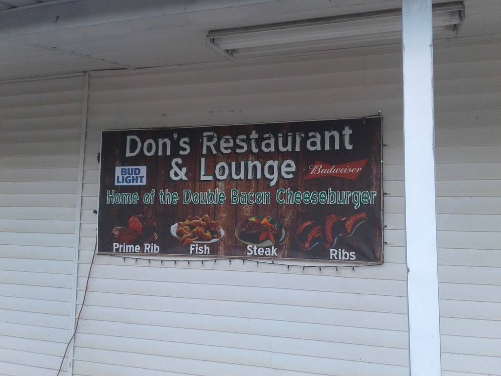 Dons Restaurant & Lounge | restaurant | 31 Co Rd 514, Wappapello, MO 63966, USA | 5732227075 OR +1 573-222-7075