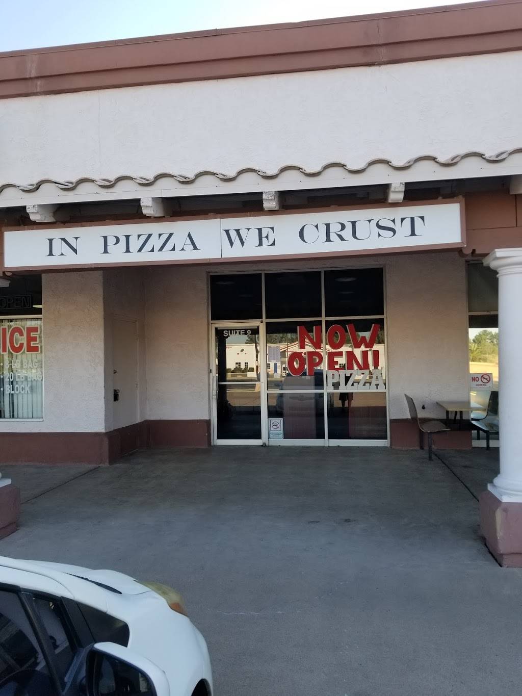 IN PIZZA WE CRUST | restaurant | 1927 N Gilbert Rd, Mesa, AZ 85203, USA | 4803066129 OR +1 480-306-6129