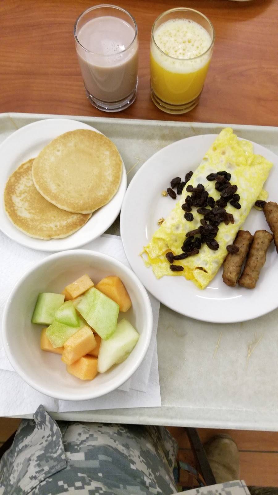 DFAC | restaurant | 5614 Doughboy Loop, Fort Dix, NJ 08640, USA | 6095622994 OR +1 609-562-2994