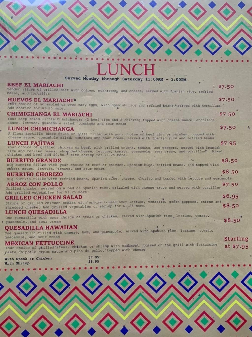 El Mariachi Bar & Grill | restaurant | 1511 18th St, Spirit Lake, IA 51360, USA | 7123399669 OR +1 712-339-9669