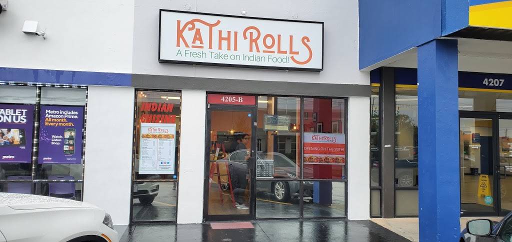 Kathi Rolls | restaurant | 4205 Curry Ford Rd, Orlando, FL 32806, USA | 4078660007 OR +1 407-866-0007