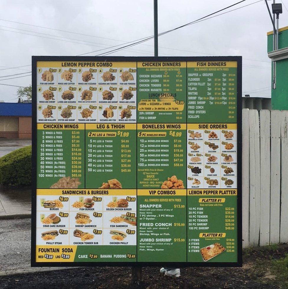 J Lemon Pepper fish & Chicken | restaurant | 2804 S Hamilton Rd, Columbus, OH 43232, USA | 6147623759 OR +1 614-762-3759