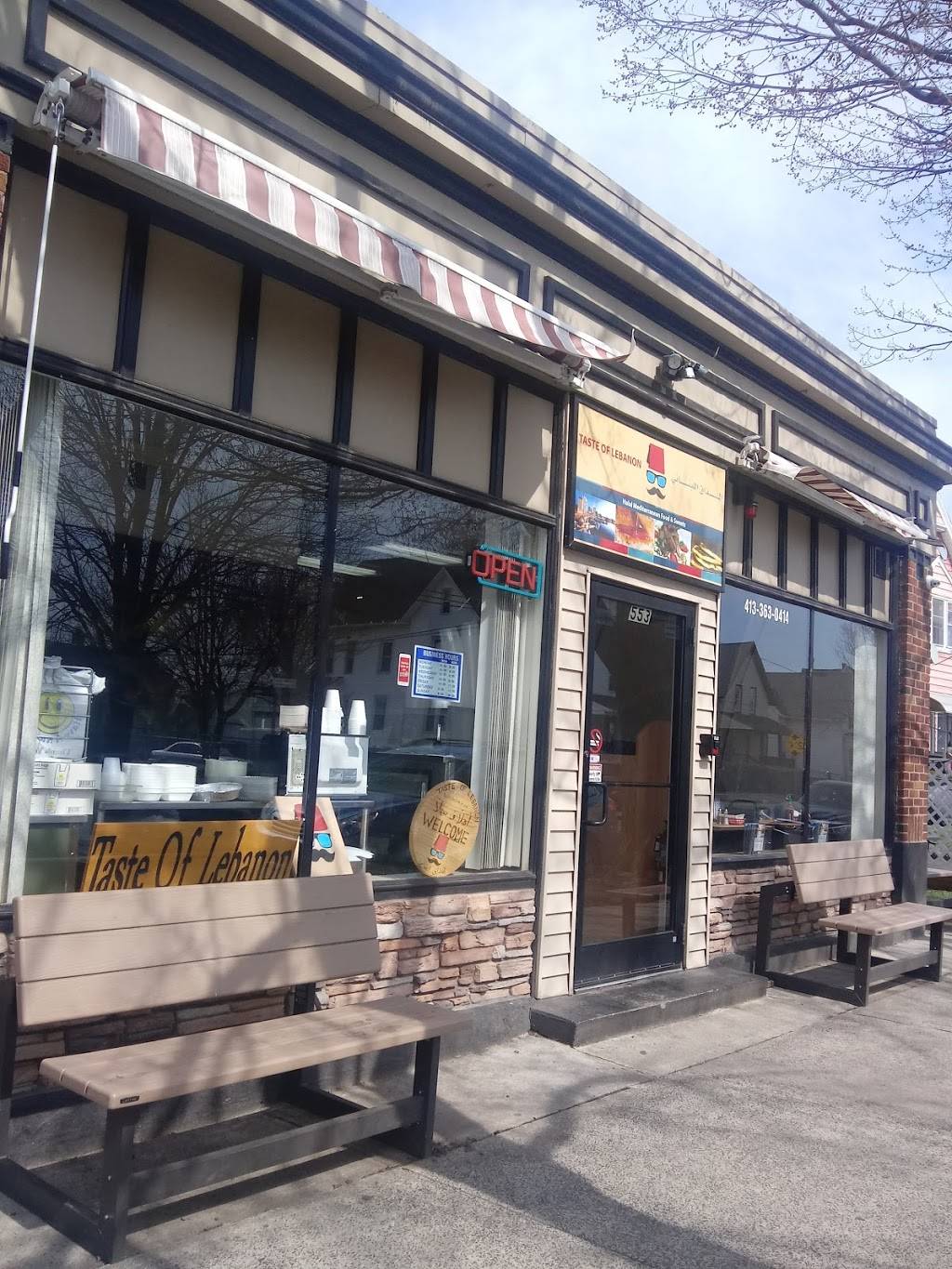 Taste Of Lebanon | restaurant | 553 Main St, West Springfield, MA 01089, USA | 4133630414 OR +1 413-363-0414