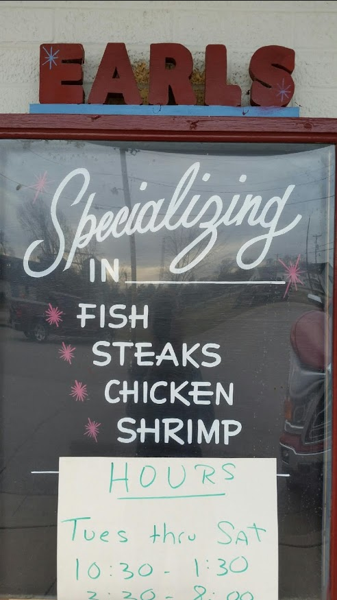 Earls Supper Club | restaurant | 103 West Main Street, West Union, IL 62477, USA | 2172793534 OR +1 217-279-3534