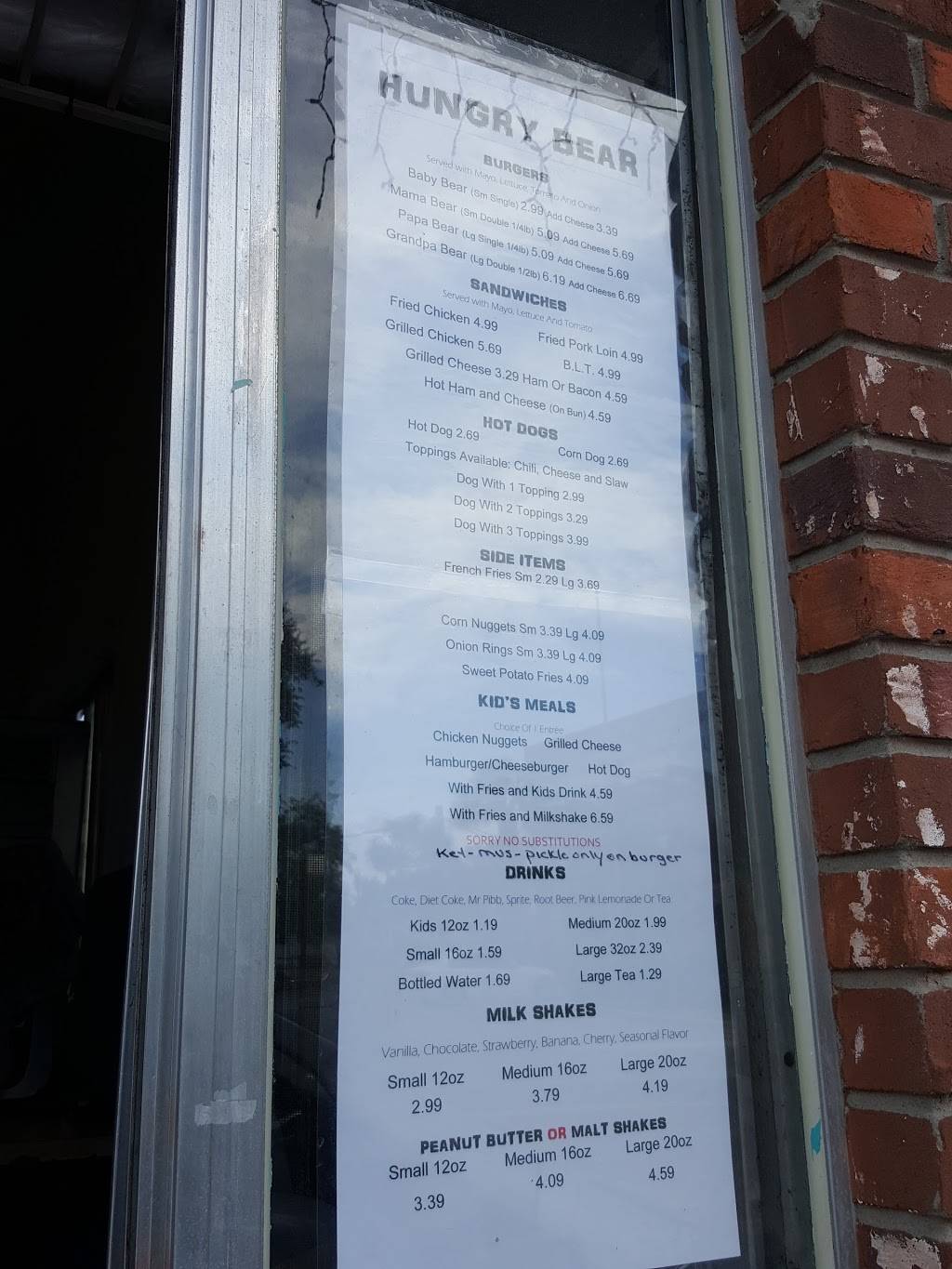 Hungry Bear Drive-In | restaurant | 420 SE Osceola Ave, Ocala, FL 34471, USA | 3527323003 OR +1 352-732-3003