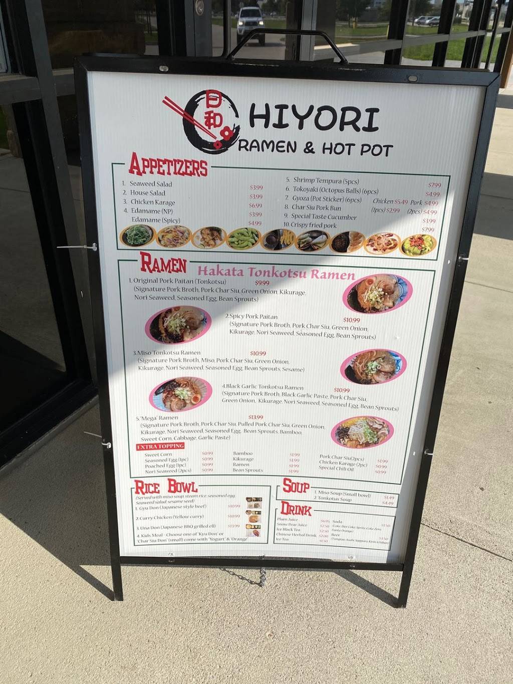Hiyori Ramen & Hot Pot | restaurant | 23119 Colonial Pkwy C13, Katy, TX 77449, USA | 3463876873 OR +1 346-387-6873