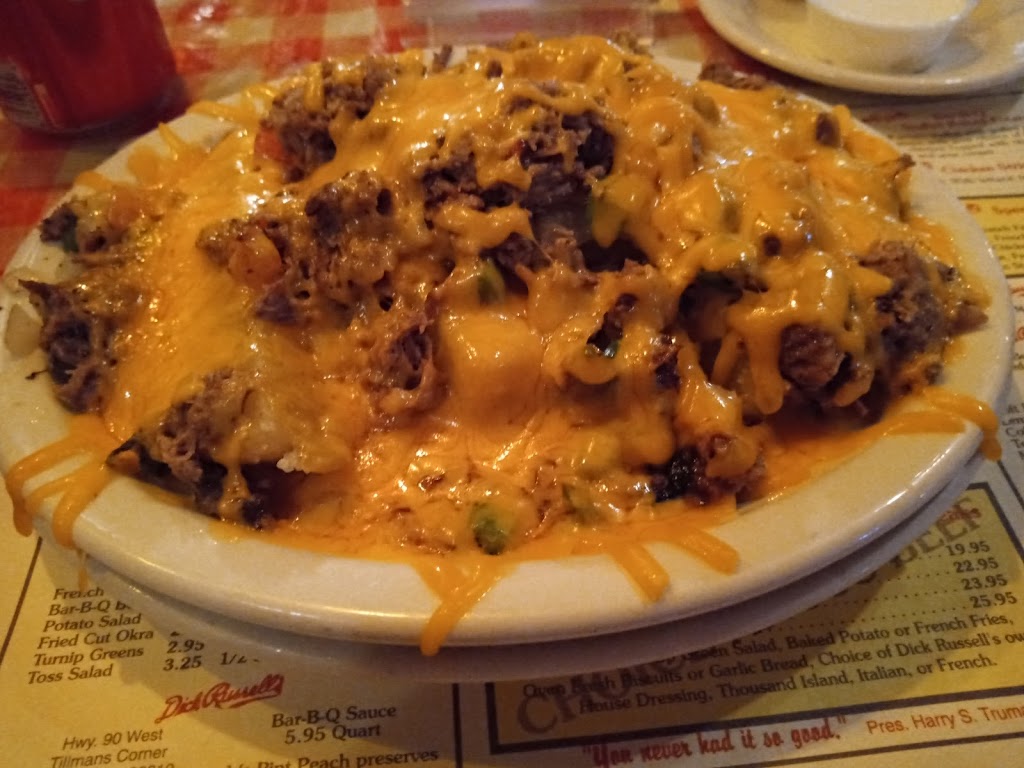 Dick Russells Bar-B-Q | restaurant | 5360 US-90, Mobile, AL 36619, USA | 2516616090 OR +1 251-661-6090