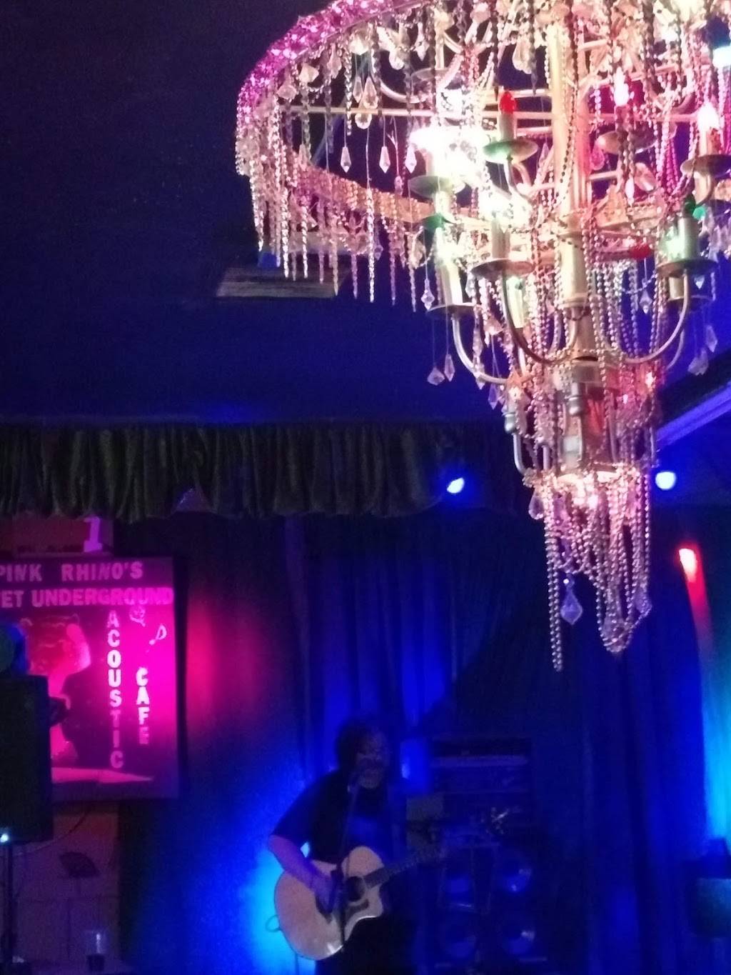 Pink Rhino Velvet Underground Acoustic Cafe | restaurant | 9635 Menaul Blvd NE, Albuquerque, NM 87112, USA | 5052551441 OR +1 505-255-1441