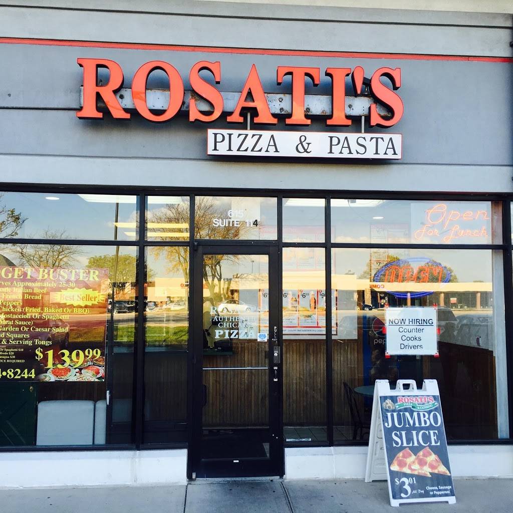 Rosatis Pizza | restaurant | 615 Randall Rd, St. Charles, IL 60174, USA | 6305848244 OR +1 630-584-8244