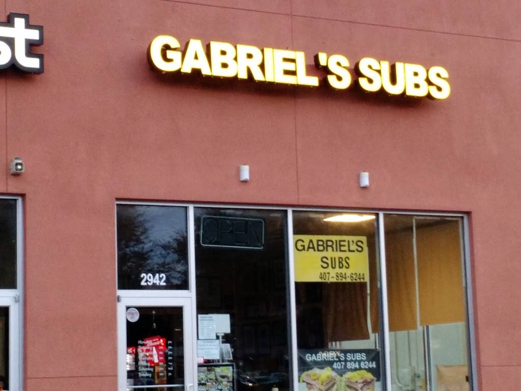 Gabriels Subs | meal takeaway | 2942 Curry Ford Rd, Orlando, FL 32806, USA | 4078946244 OR +1 407-894-6244