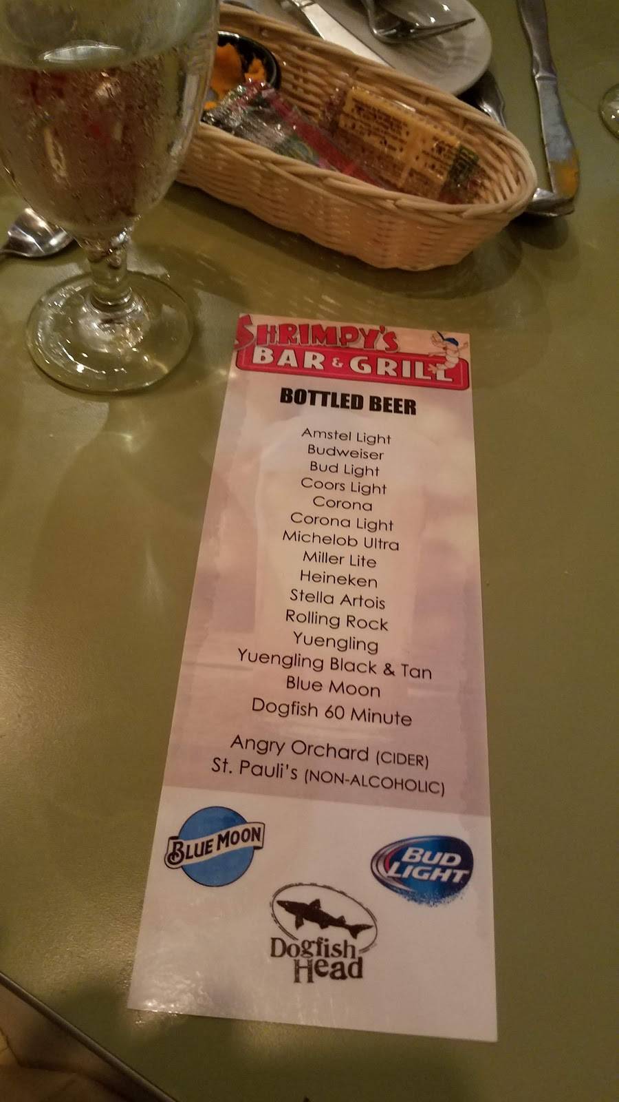 Shrimpys Bar & Grill | restaurant | 18585 Coastal Highway, Midway Shopping Center, Rehoboth Beach, DE 19971, USA | 3023135124 OR +1 302-313-5124