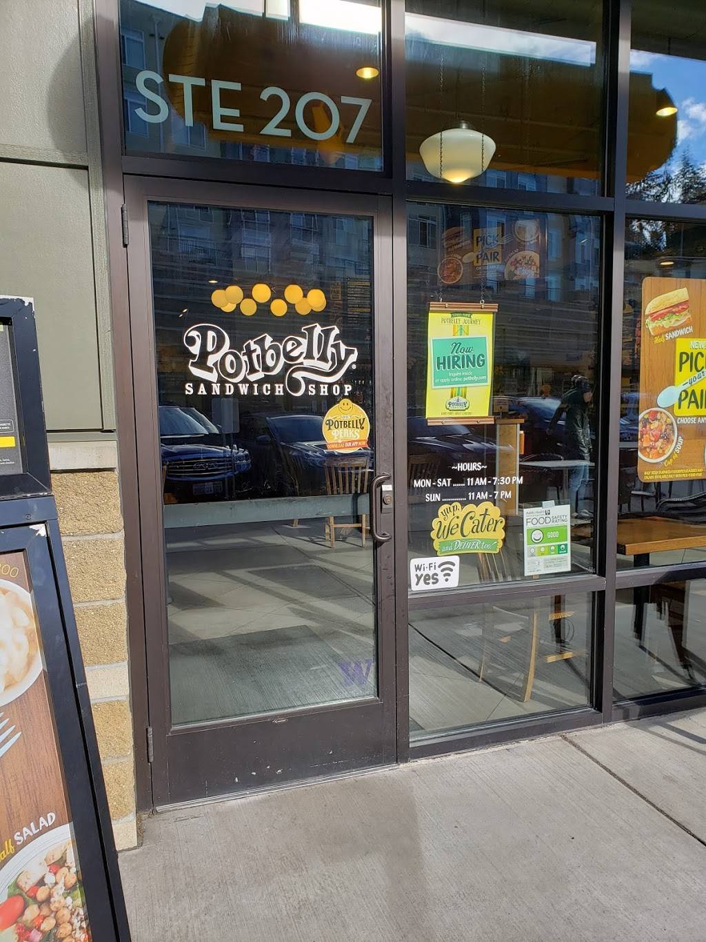 Potbelly Sandwich Shop | restaurant | 19122 112th Ave NE Suite 207, Bothell, WA 98011, USA | 4254195576 OR +1 425-419-5576