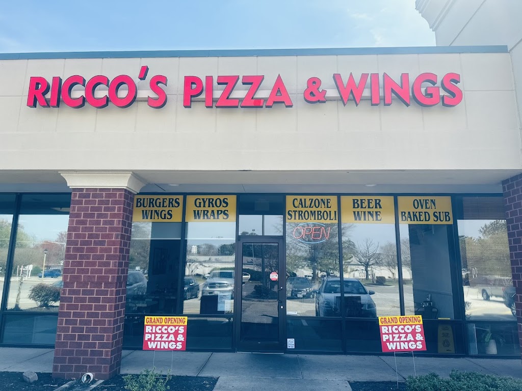 Riccos pizza and wings | restaurant | 209 Village Ave F, Yorktown, VA 23693, USA | 7578722238 OR +1 757-872-2238