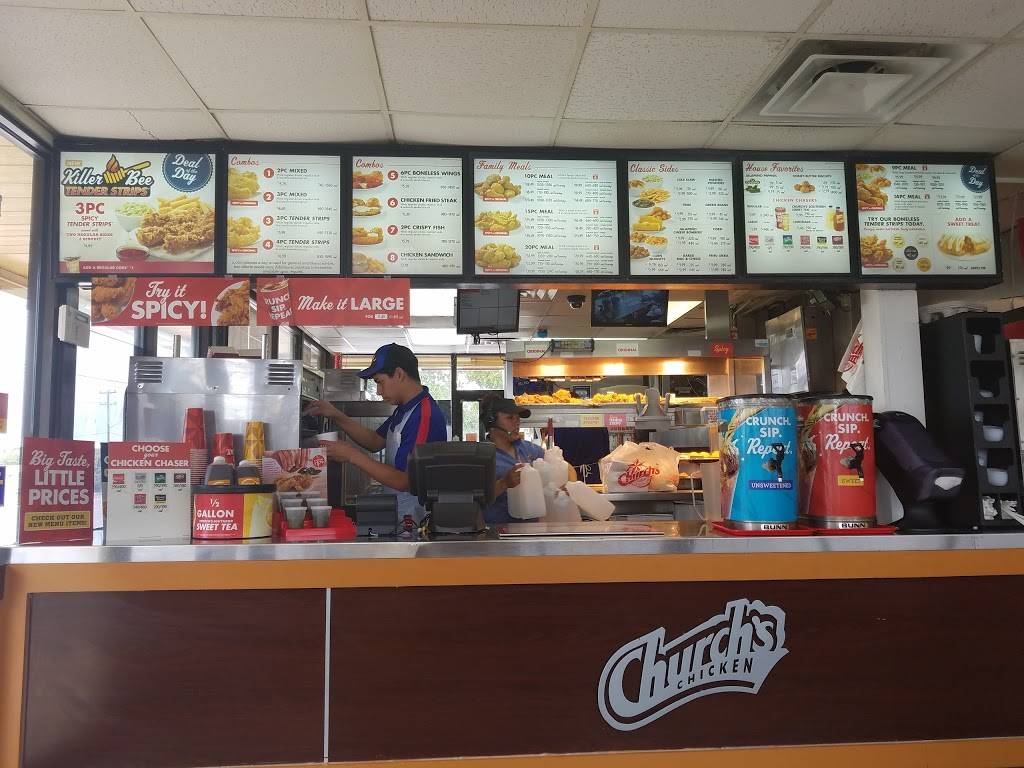 Churchs Chicken | restaurant | 8995 Grissom Rd, San Antonio, TX 78251, USA | 2106806207 OR +1 210-680-6207