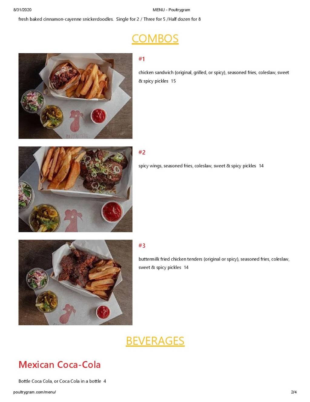 Poultrygram | meal takeaway | 8162 Melrose Ave, Los Angeles, CA 90046, USA | 3234331716 OR +1 323-433-1716