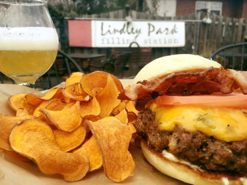 Lindley Park Filling Station | restaurant | 2201 Walker Ave, Greensboro, NC 27403, USA | 3362742144 OR +1 336-274-2144