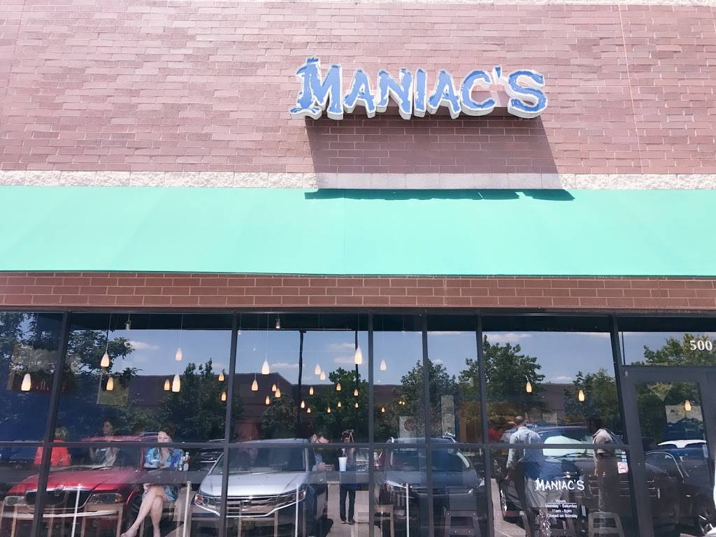 Maniacs | restaurant | 99 Seaboard Ln # 500, Brentwood, TN 37027, USA | 6153702803 OR +1 615-370-2803