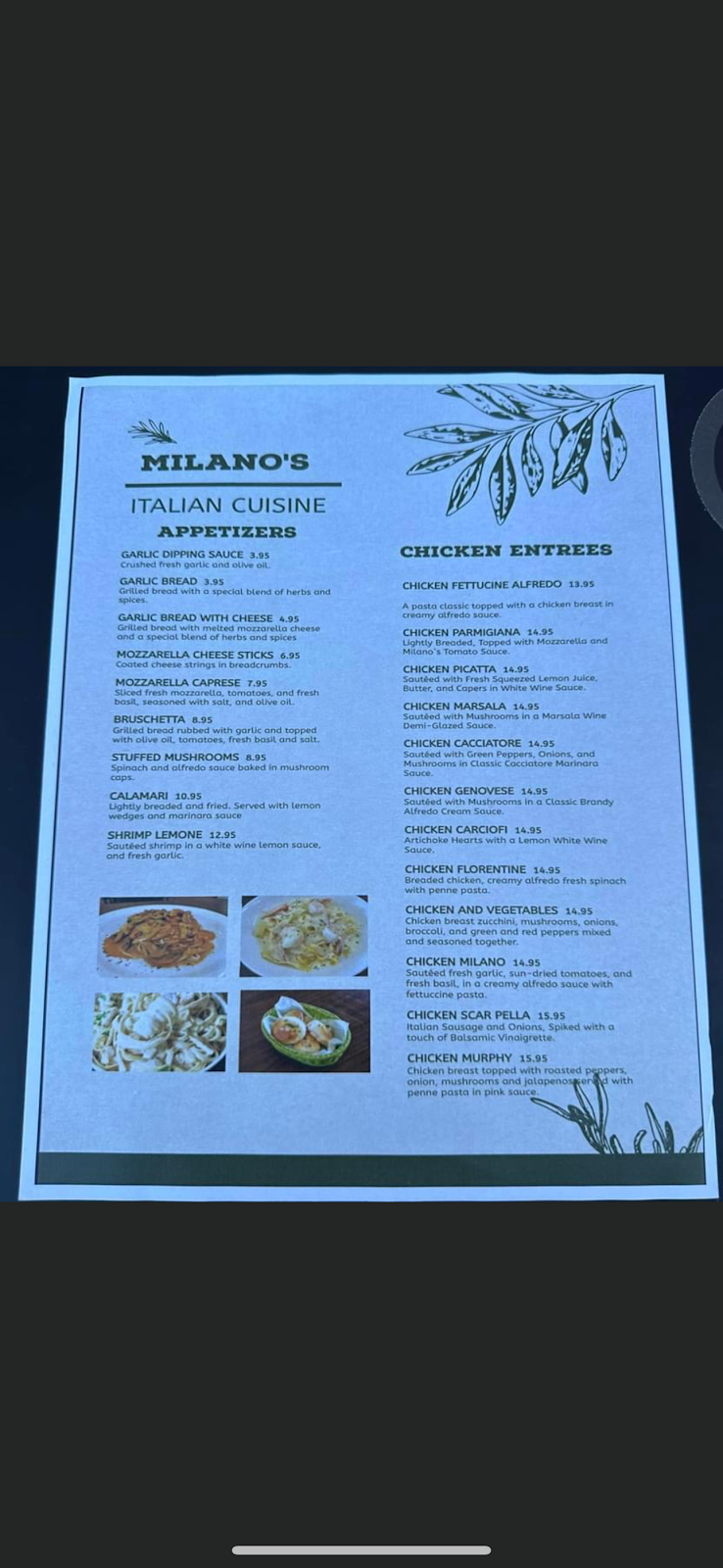 Milanos Italian | restaurant | 200 S Broadway St, Poteau, OK 74953, USA | 9187210025 OR +1 918-721-0025