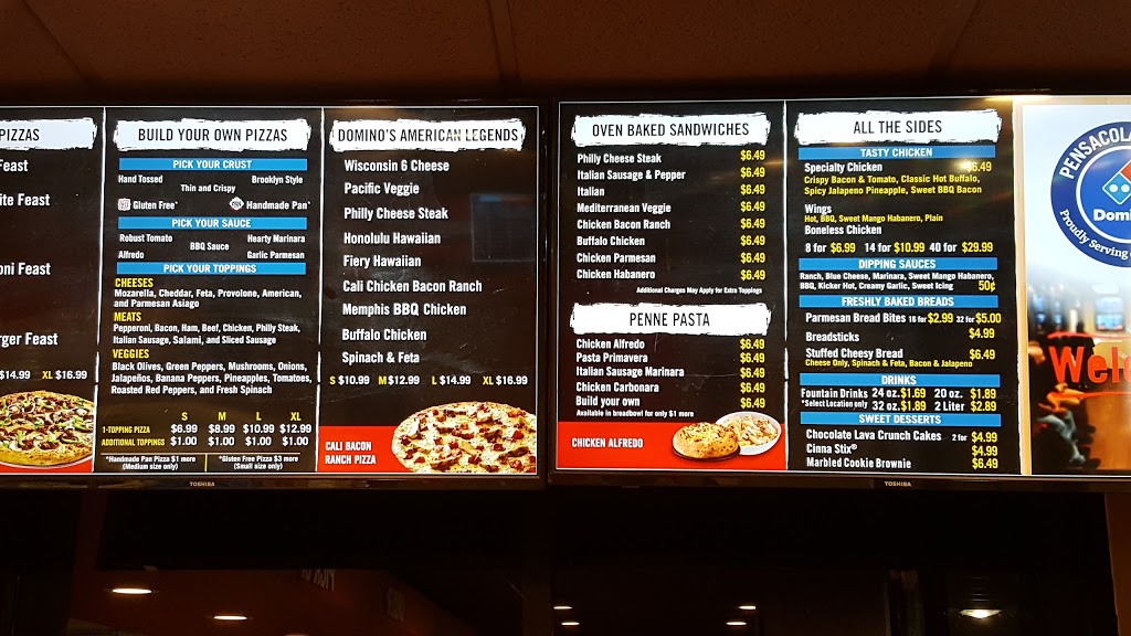 Dominos Pizza | meal delivery | 394 S Hwy 29, Cantonment, FL 32533, USA | 8509681233 OR +1 850-968-1233