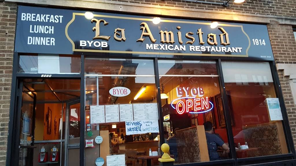 La Amistad Restaurant | restaurant | 1914 W Montrose Ave, Chicago, IL 60613, USA | 7738785800 OR +1 773-878-5800