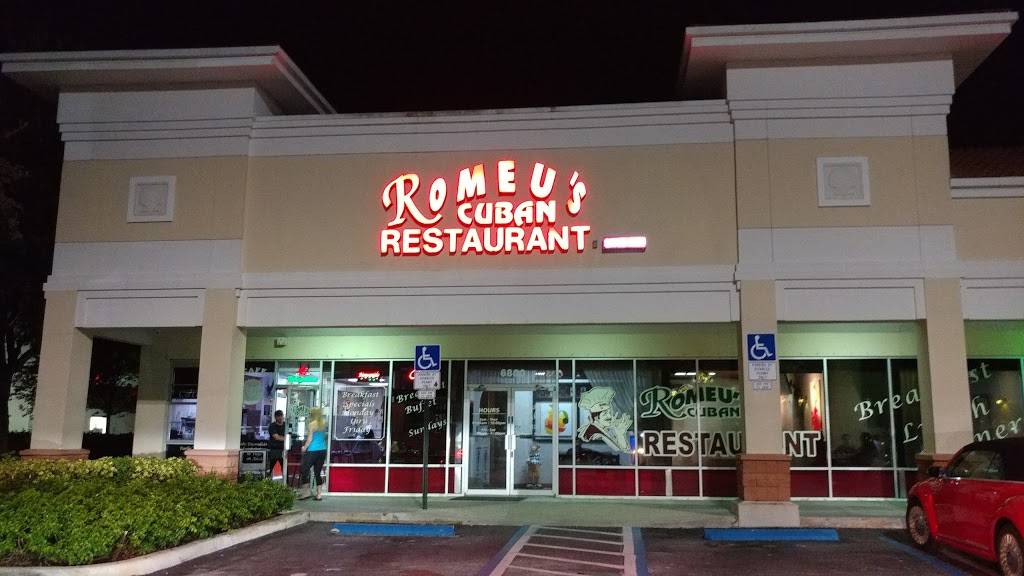 Romeus Cuban Restaurant | restaurant | 6800 Dykes Rd, Southwest Ranches, FL 33331, USA | 9542529788 OR +1 954-252-9788
