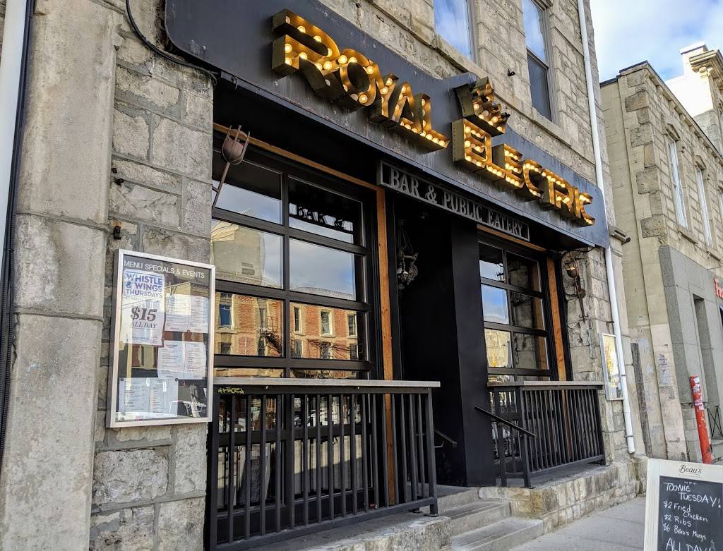 Royal Electric Bar & Public Eatery | restaurant | 52 Macdonell St, Guelph, ON N1H 2Z3, Canada | 5197671694 OR +1 519-767-1694