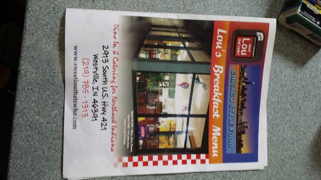 Sweet Lous Thats Who | restaurant | 2913 US-421, Westville, IN 46391, USA | 2197851313 OR +1 219-785-1313