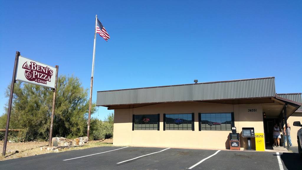 Benis Pizza | restaurant | 34351 Old Black Canyon Hwy, Black Canyon City, AZ 85324, USA | 6233749492 OR +1 623-374-9492