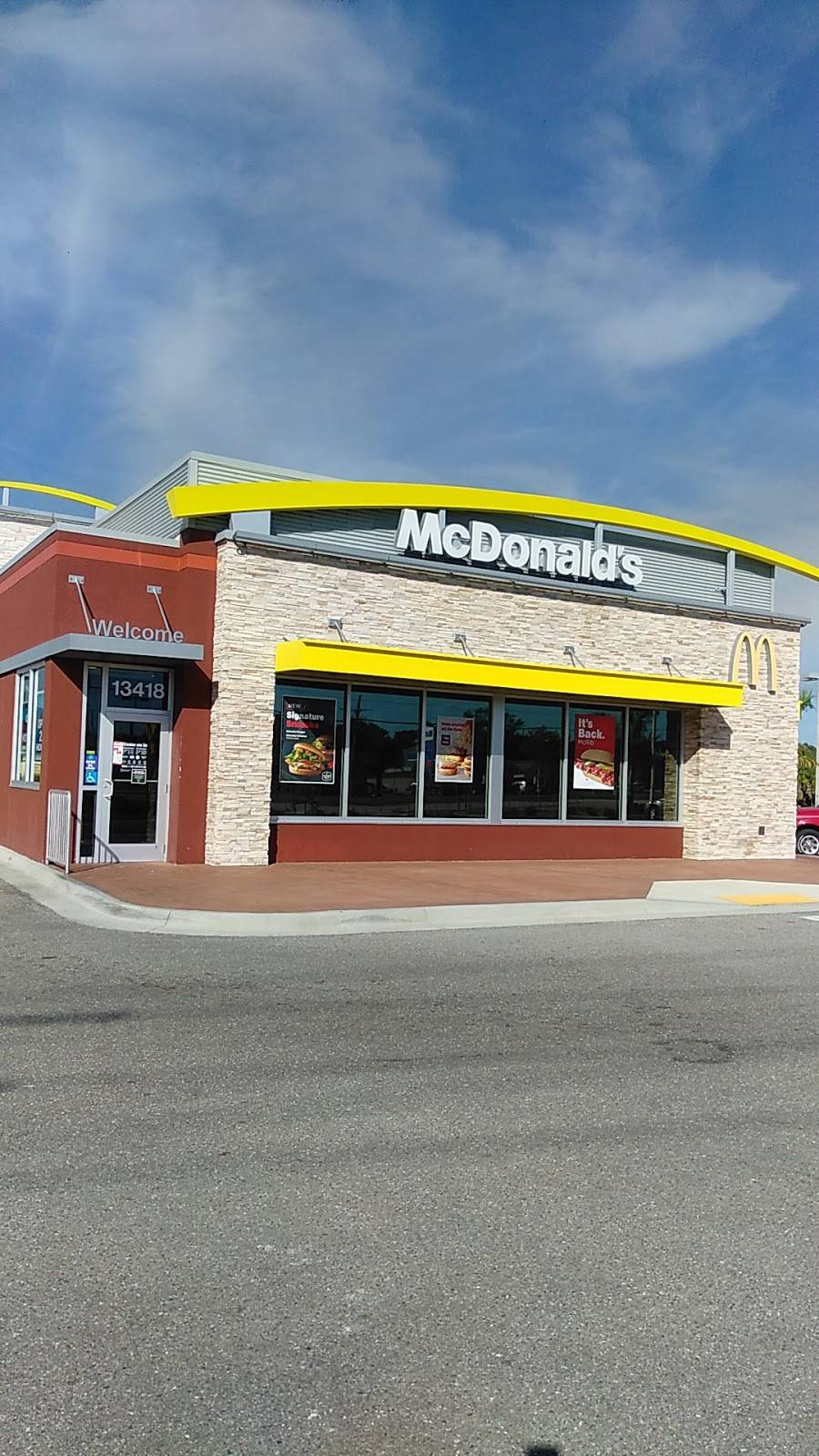 McDonalds | restaurant | 13418 S McCall Rd, Port Charlotte, FL 33981, USA | 9418280061 OR +1 941-828-0061