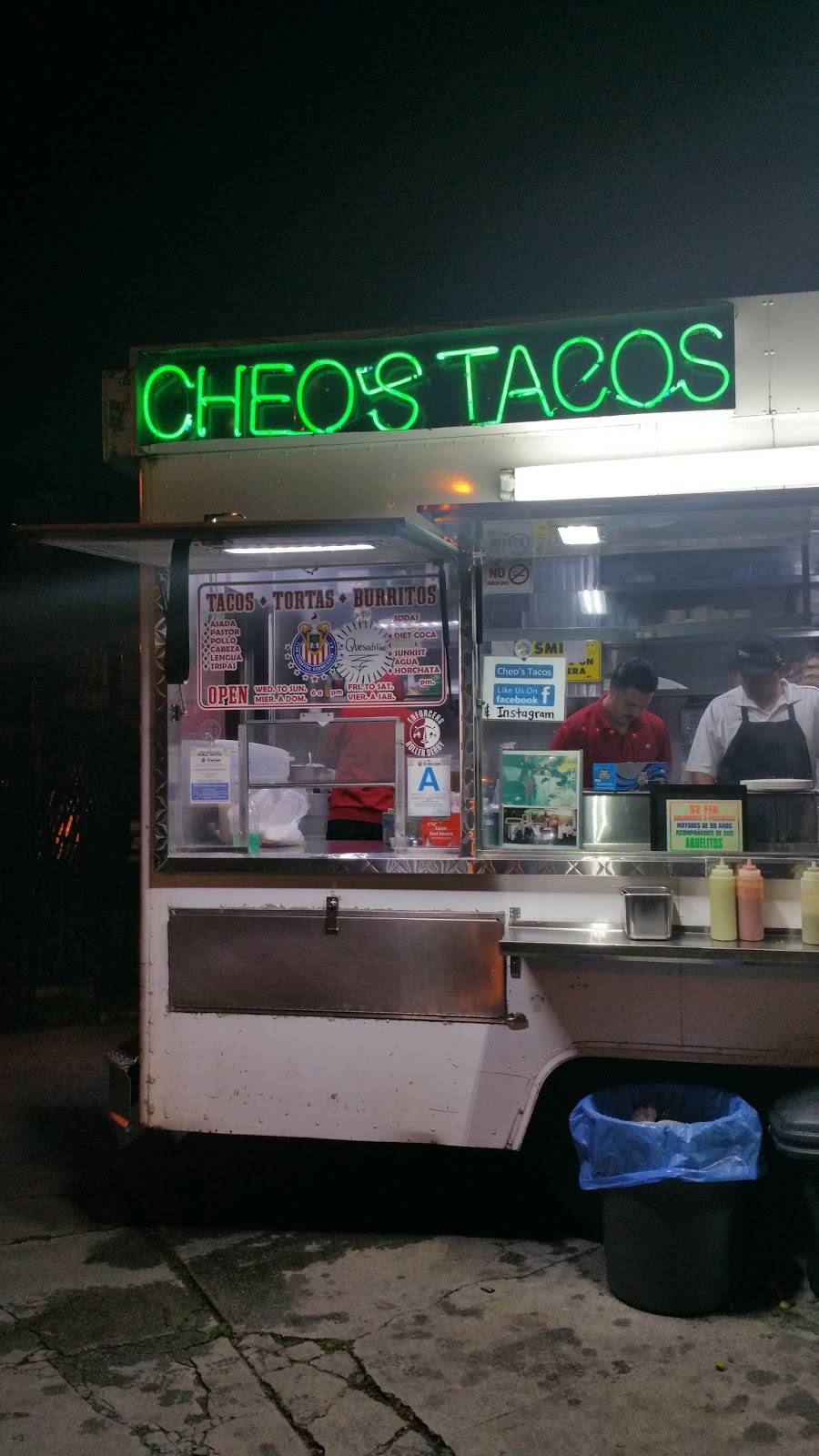 Cheos Tacos | restaurant | 5429 Alhambra Ave, Los Angeles, CA 90032, USA | 3239738243 OR +1 323-973-8243