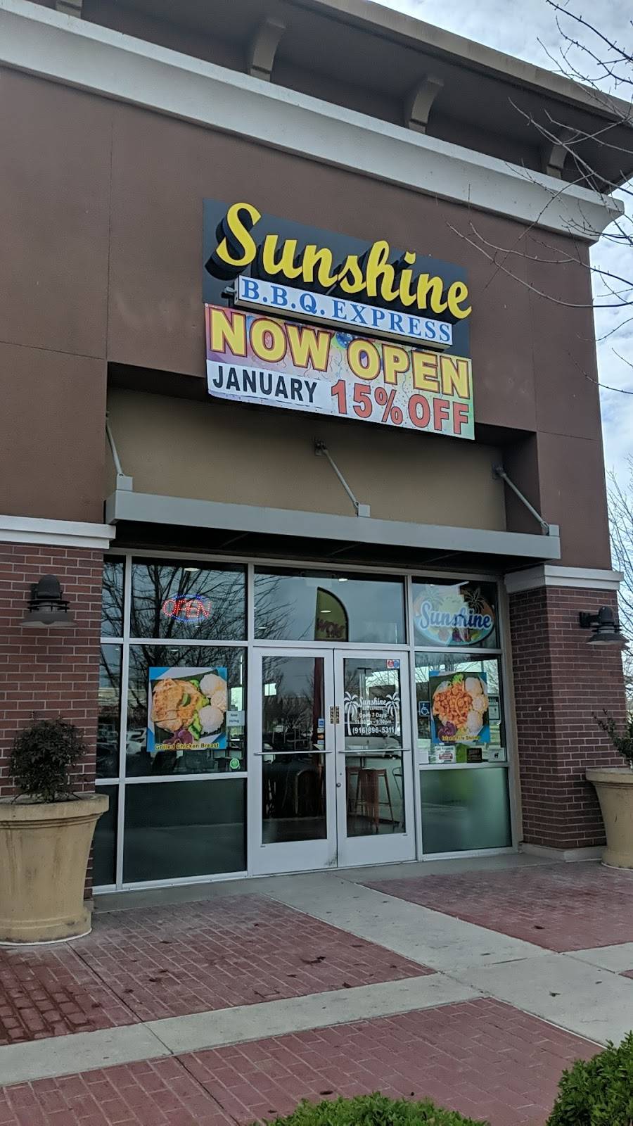 Sunshine BBQ express | restaurant | 110 W Stockton Blvd, Sacramento, CA 95823, USA | 9168965311 OR +1 916-896-5311